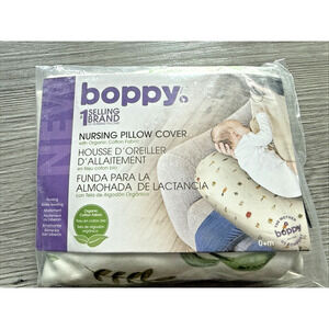 Boppy Nursing Pillow Cover, Green Leaves (cover Only!!)